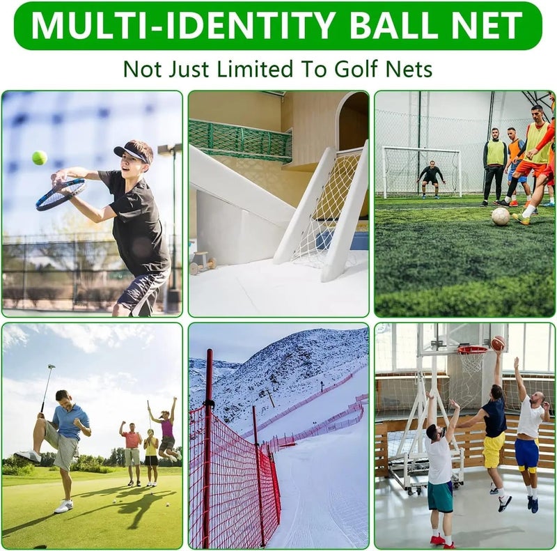 kingpou Climbing Net Balcony Netting for Pets, Stairway for Balcony,Baseball Softball Net Sports Netting for Railings,Playground,Kids Safety net Rope,Driveway Nets 3.3X6.6FT - Image 3